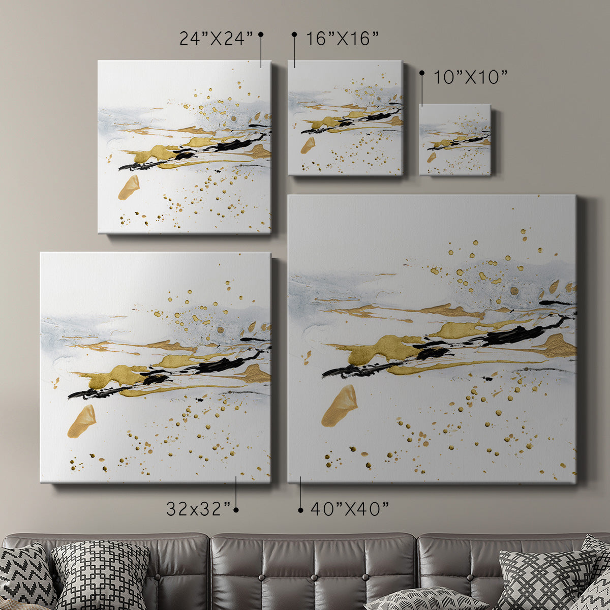 Golden Kelp III - Canvas Art Print