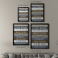 Simple Lake Rules - Modern Framed Canvas Print