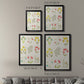 Floral Gatherings Grid - Modern Framed Canvas Print