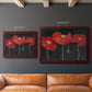 Poppy Trio I Premium Framed Canvas- Ready to Hang