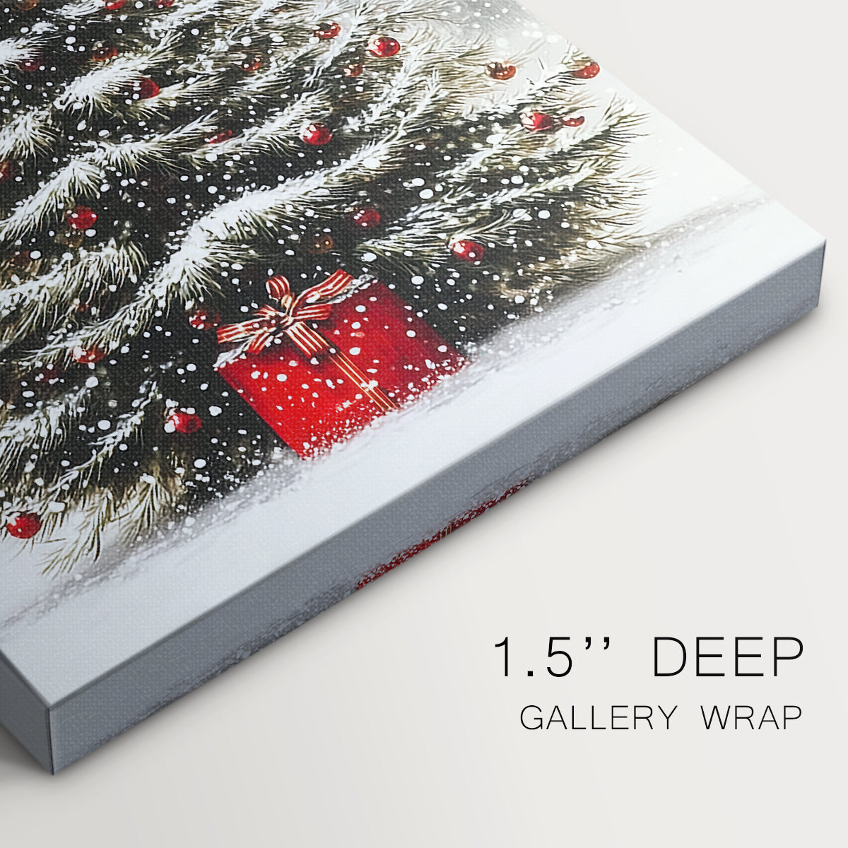 Eve of Snowwhite Yule - Canvas Art Print