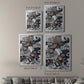 Nile River Boats - Modern Framed Canvas Print
