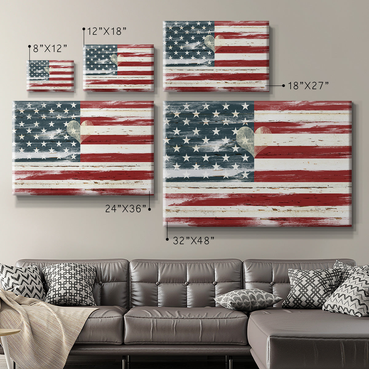 Heart of America - Canvas Art Print