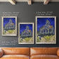 The Church at Auvers - Ornate Framed Canvas Print