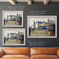 Place de Clichy - Ornate Framed Canvas Print