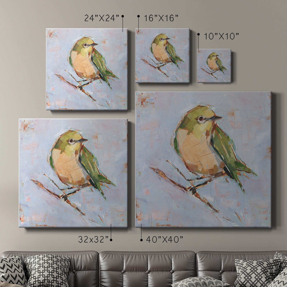 Bird Variety II-Premium Gallery Wrapped Canvas - Ready to Hang