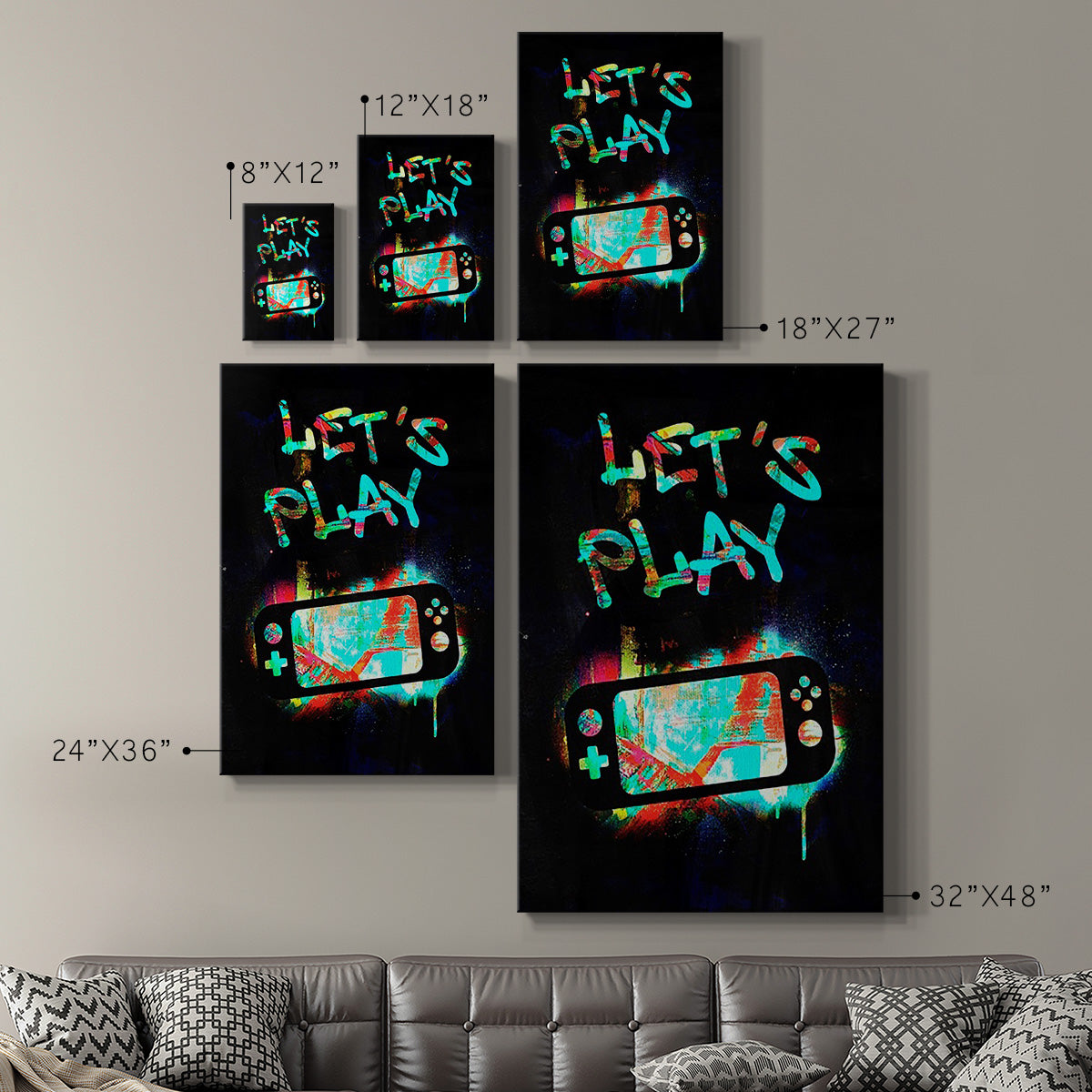 Gamer Tag III Premium Gallery Wrapped Canvas - Ready to Hang