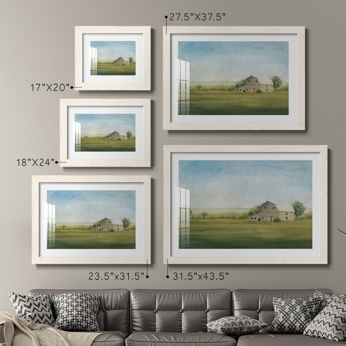 Grove Farm I - Barnwood Framed Art Print