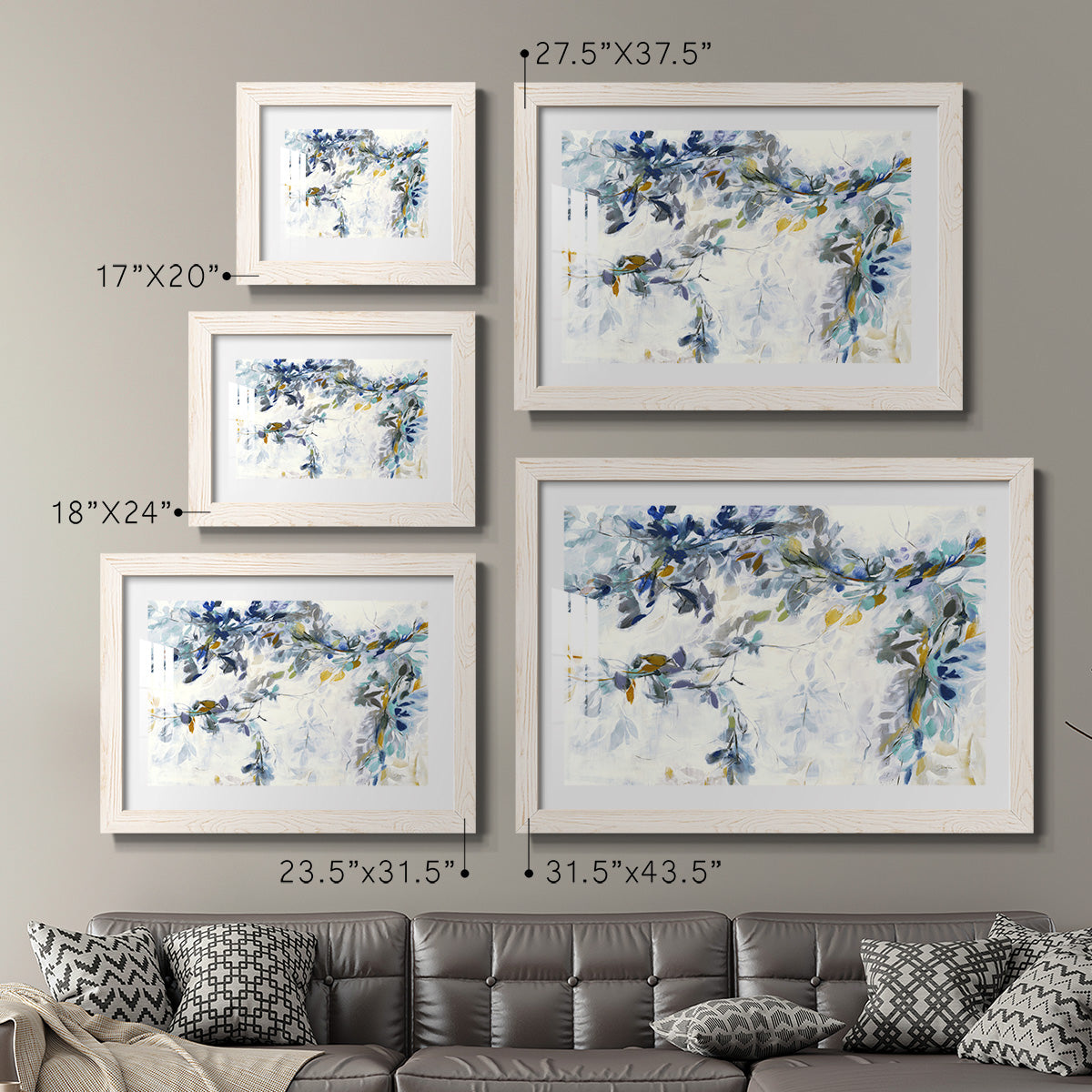 Gentle Gestures - Barnwood Framed Art Print