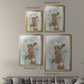 Rabbit In Dandylions - Modern Framed Canvas Print