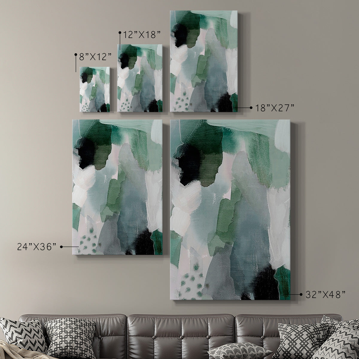 Turquoise Waters I - Canvas Art Print