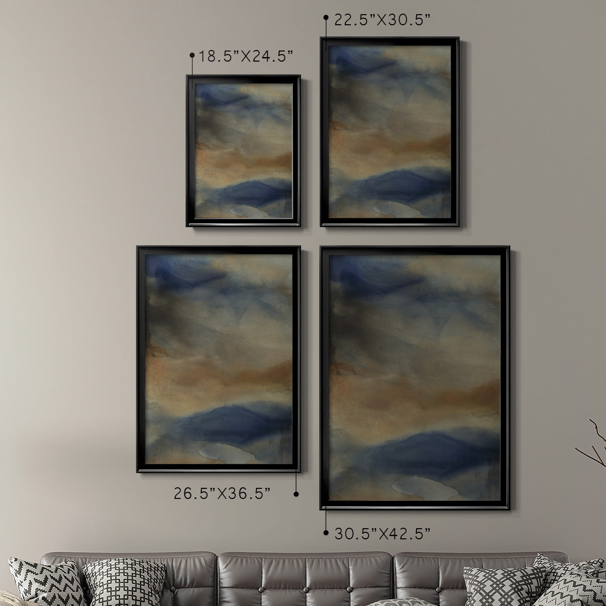 Reflection - Modern Framed Canvas Print