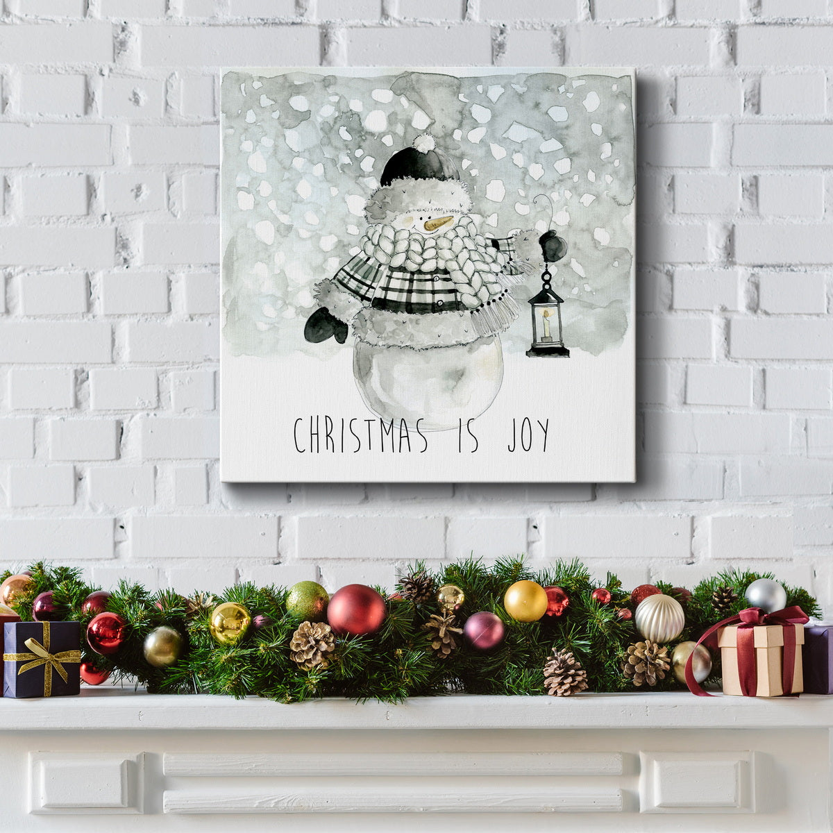 Christmas is Joy - Canvas Art Print