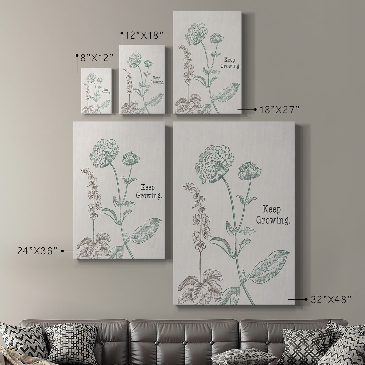 Keep Growing - Canvas Art Print