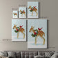 Winter Woodland Creatures with Cardinals II Premium Gallery Wrapped Canvas - Ready to Hang