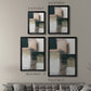 Marble Block Symmetry III - Modern Framed Canvas Print
