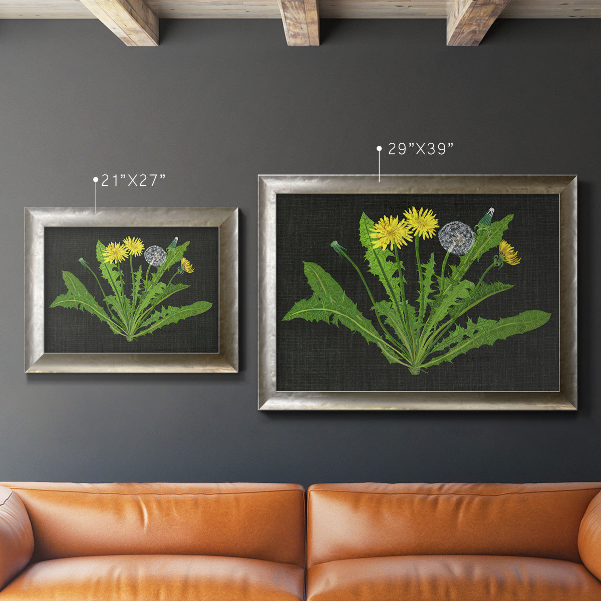 Wild Dandelion II Premium Framed Canvas- Ready to Hang