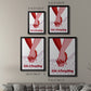 Groovy Love I - Modern Framed Canvas Print