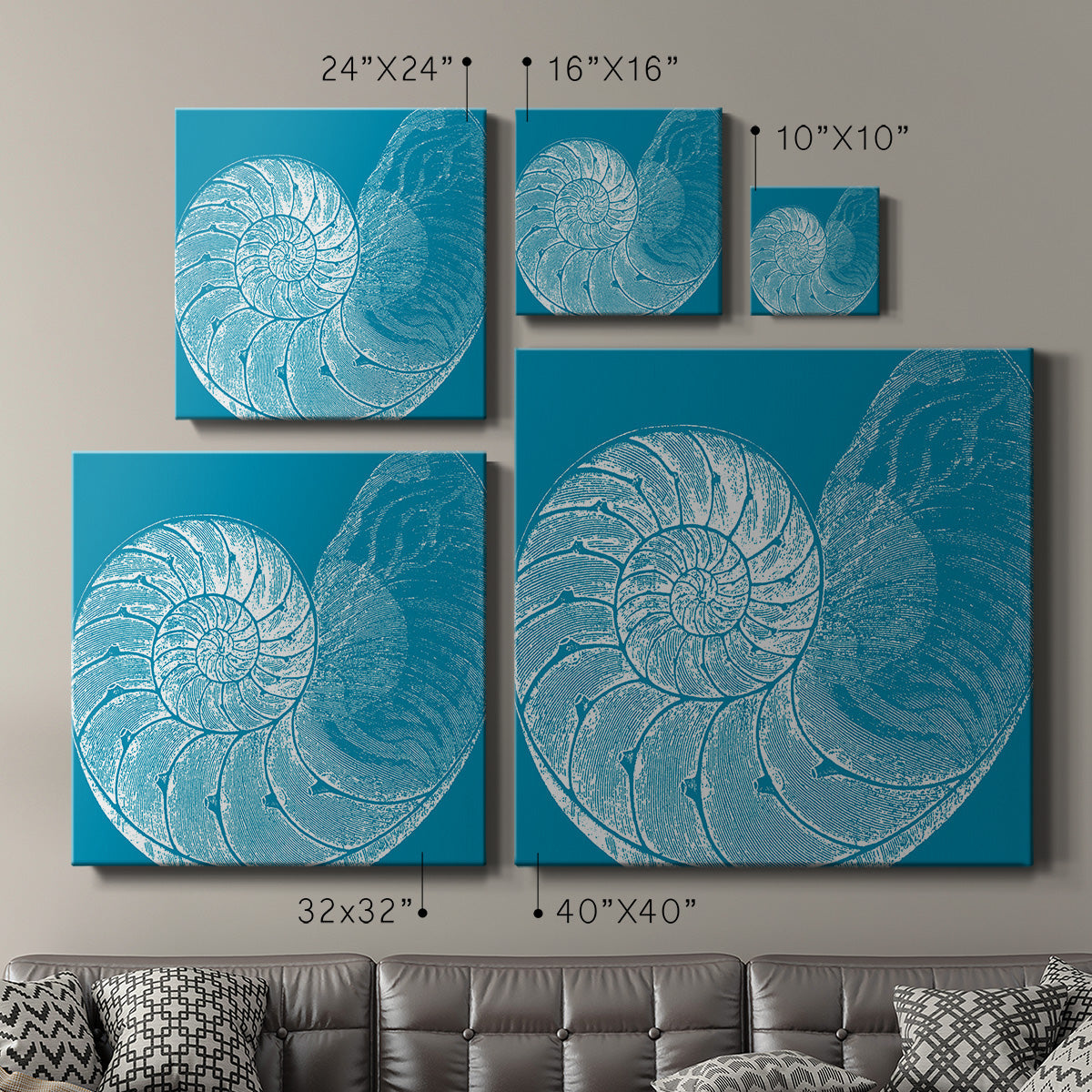 Saturated Shell IV - Canvas Art Print