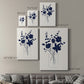 Indigo Sketch Bouquet I - Canvas Art Print