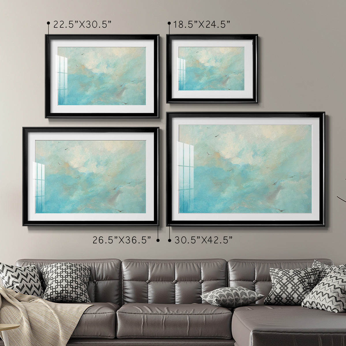 Flying Home  Premium Framed Print - Ready to Hang