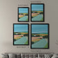 Bright Colored Countryside II - Modern Framed Canvas Print