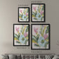 Floral Breeze Fresco  II - Modern Framed Canvas Print