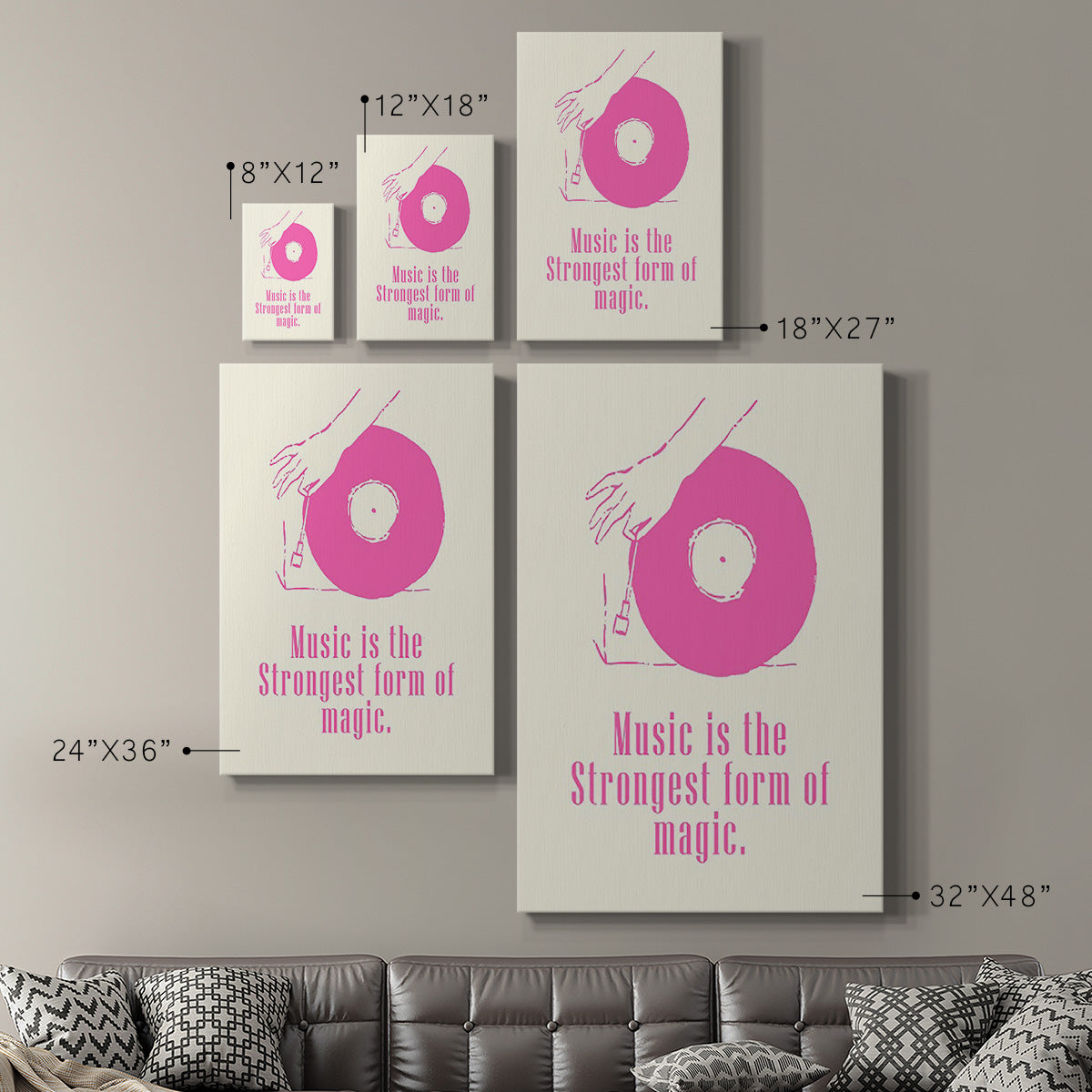 Sweet Melody IV - Canvas Art Print