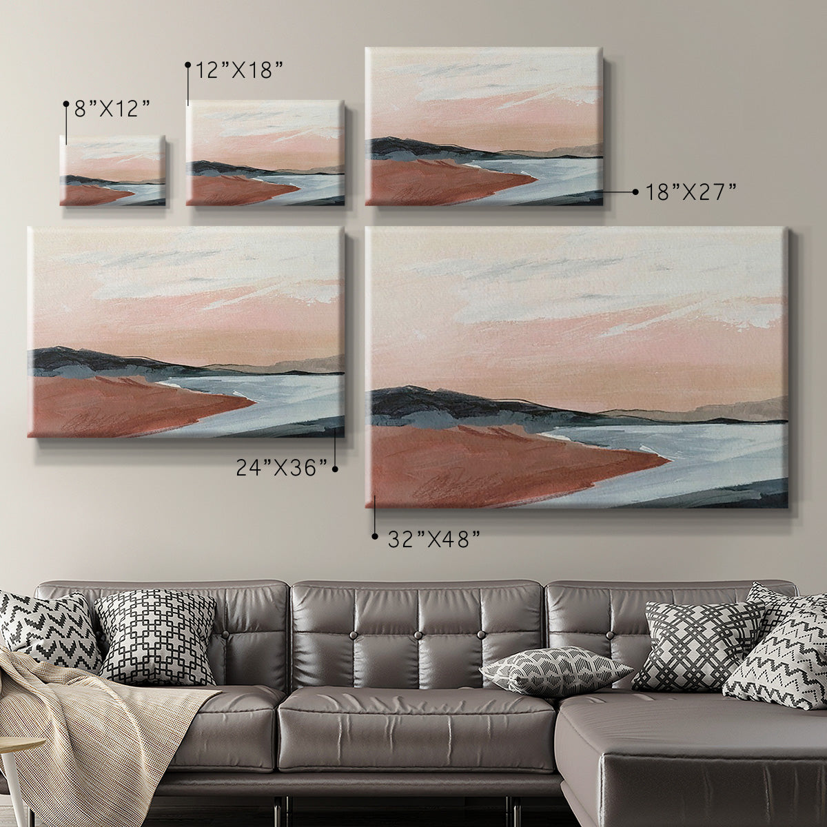 Paynes Coast I Premium Gallery Wrapped Canvas - Ready to Hang