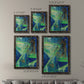 Geometric in Cool VII - Premium Framed Canvas 2 Piece Set - Ready to Hang