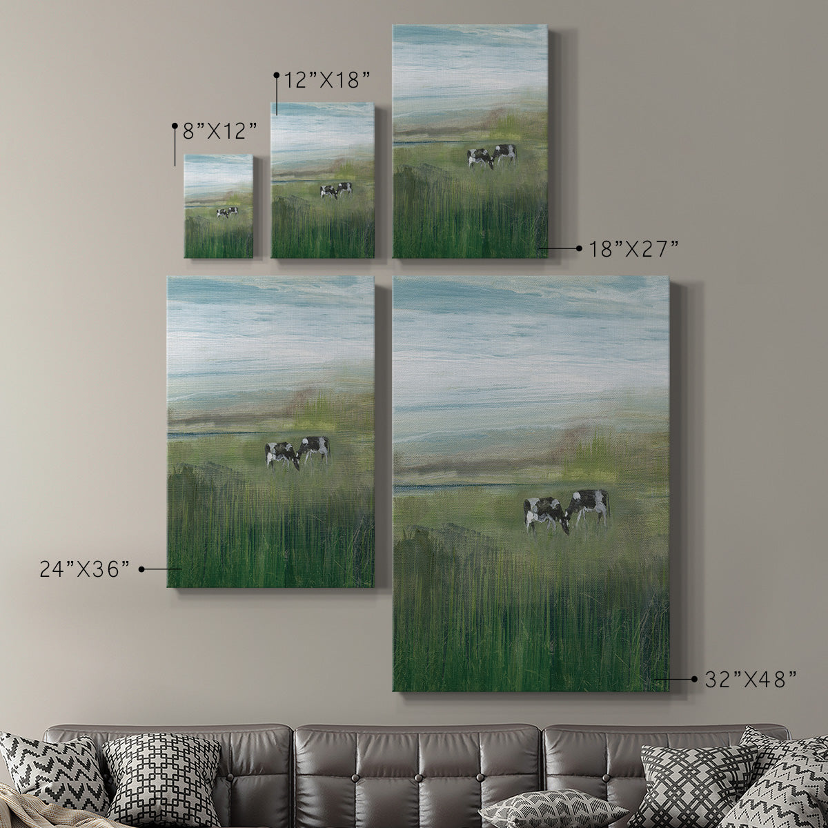 Out to Pasture I Premium Gallery Wrapped Canvas - Ready to Hang