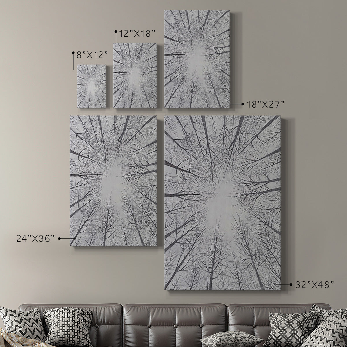 Deciduous Canopy II - Canvas Art Print