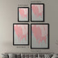 Blushing Abstract II - Modern Framed Canvas Print