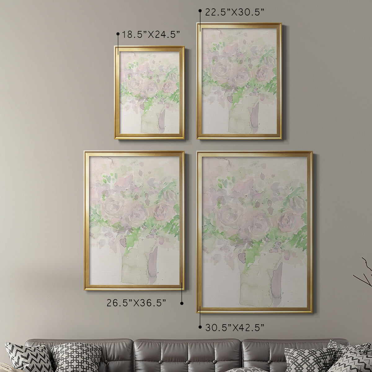 Natural Radiance II - Modern Framed Canvas Print