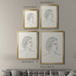 Greek Busts I - Modern Framed Canvas Print