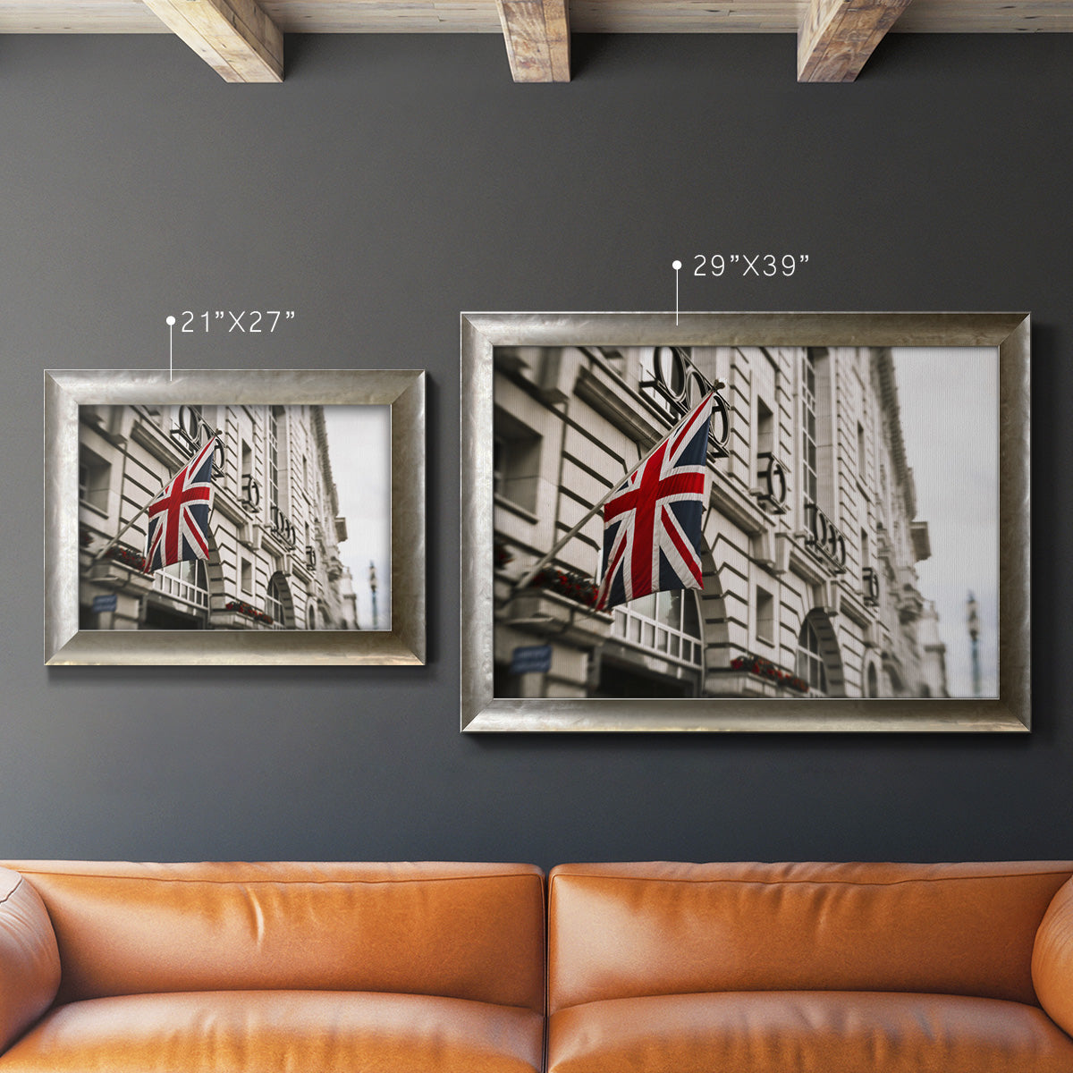 London Scene II Premium Framed Canvas- Ready to Hang