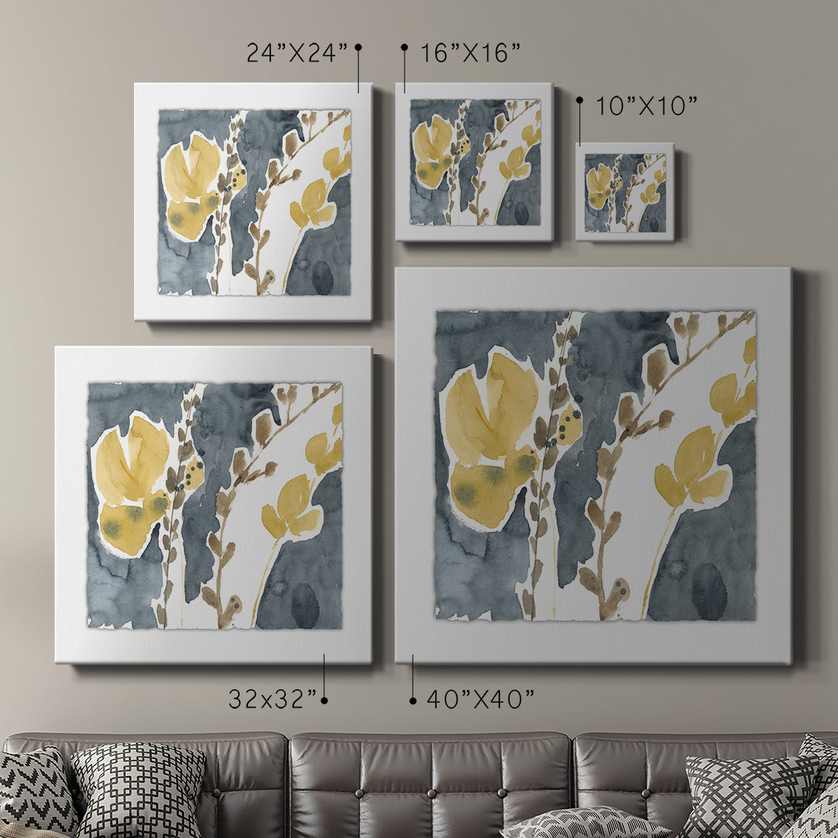 Branch Contours V - Canvas Art Print