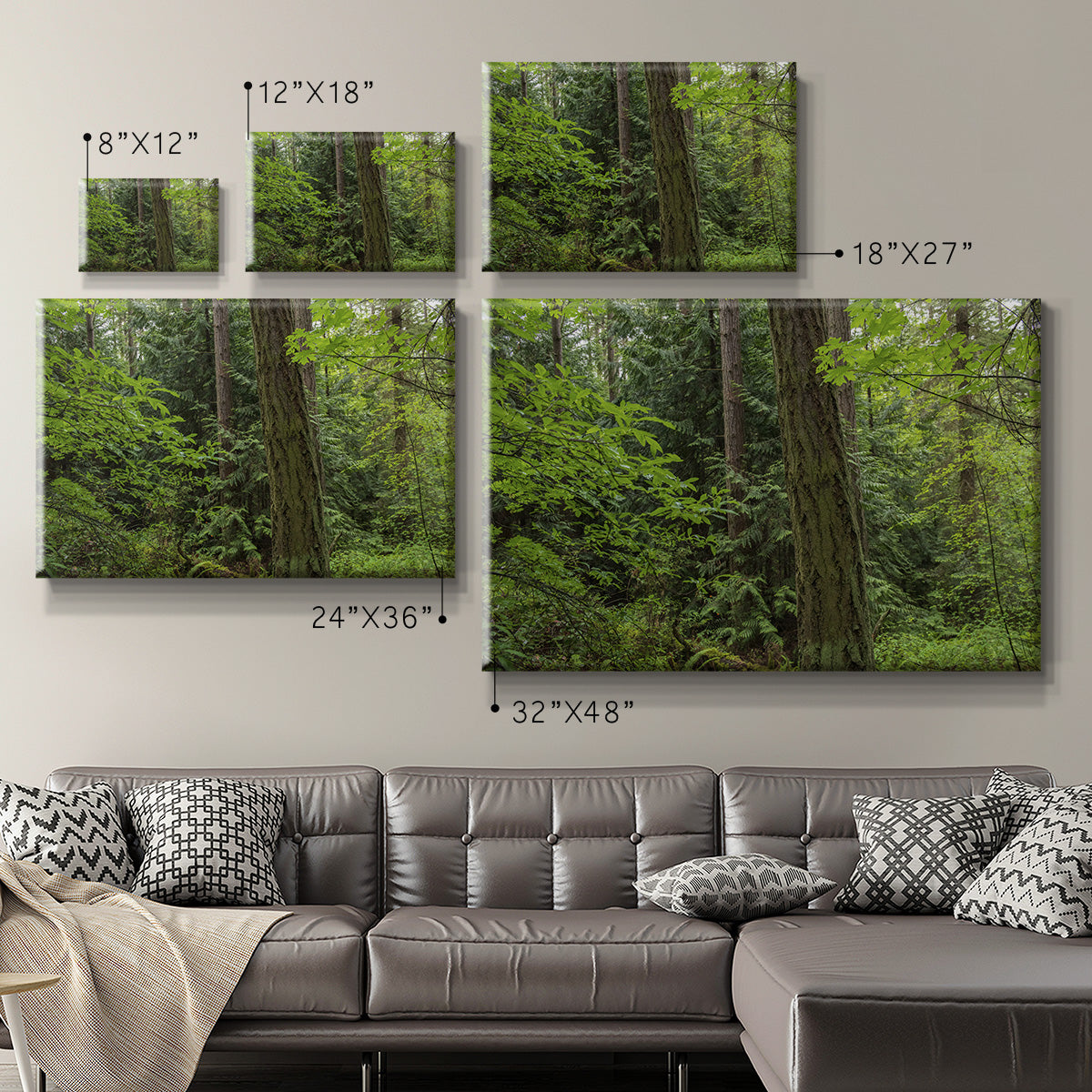 Calm of the Forest Premium Gallery Wrapped Canvas - Ready to Hang