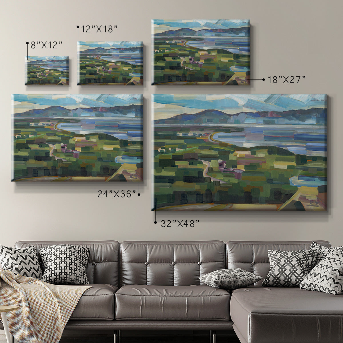 View From Goose Park Premium Gallery Wrapped Canvas - Ready to Hang