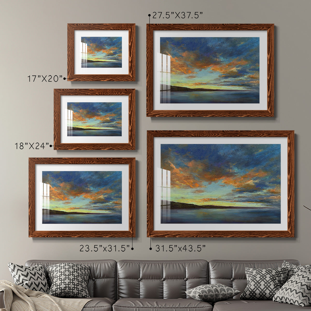 Coastal Views IV-Premium Framed Print - Ready to Hang