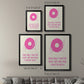 Sweet Melody II - Modern Framed Canvas Print