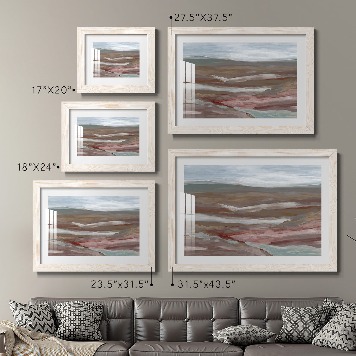 Valley of Fall - Barnwood Framed Art Print