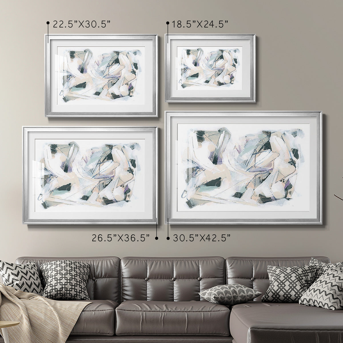 Arctic Helix I - Modern Framed Art Print