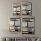 Retro Spectrum V7 - Modern Framed Canvas Print