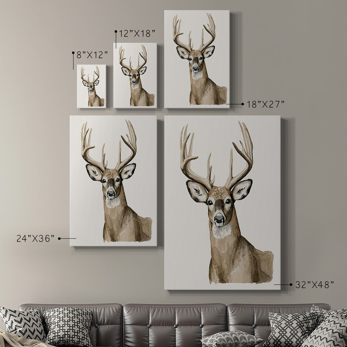 Handsome Whitetail I - Canvas Art Print