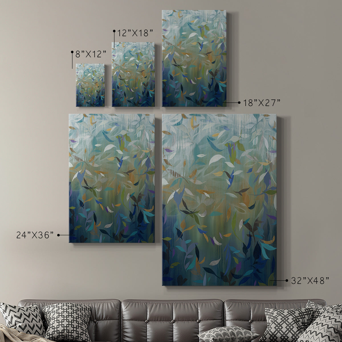 Falling Leaves - Canvas Art Print