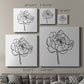 Peony Contour I - Canvas Art Print