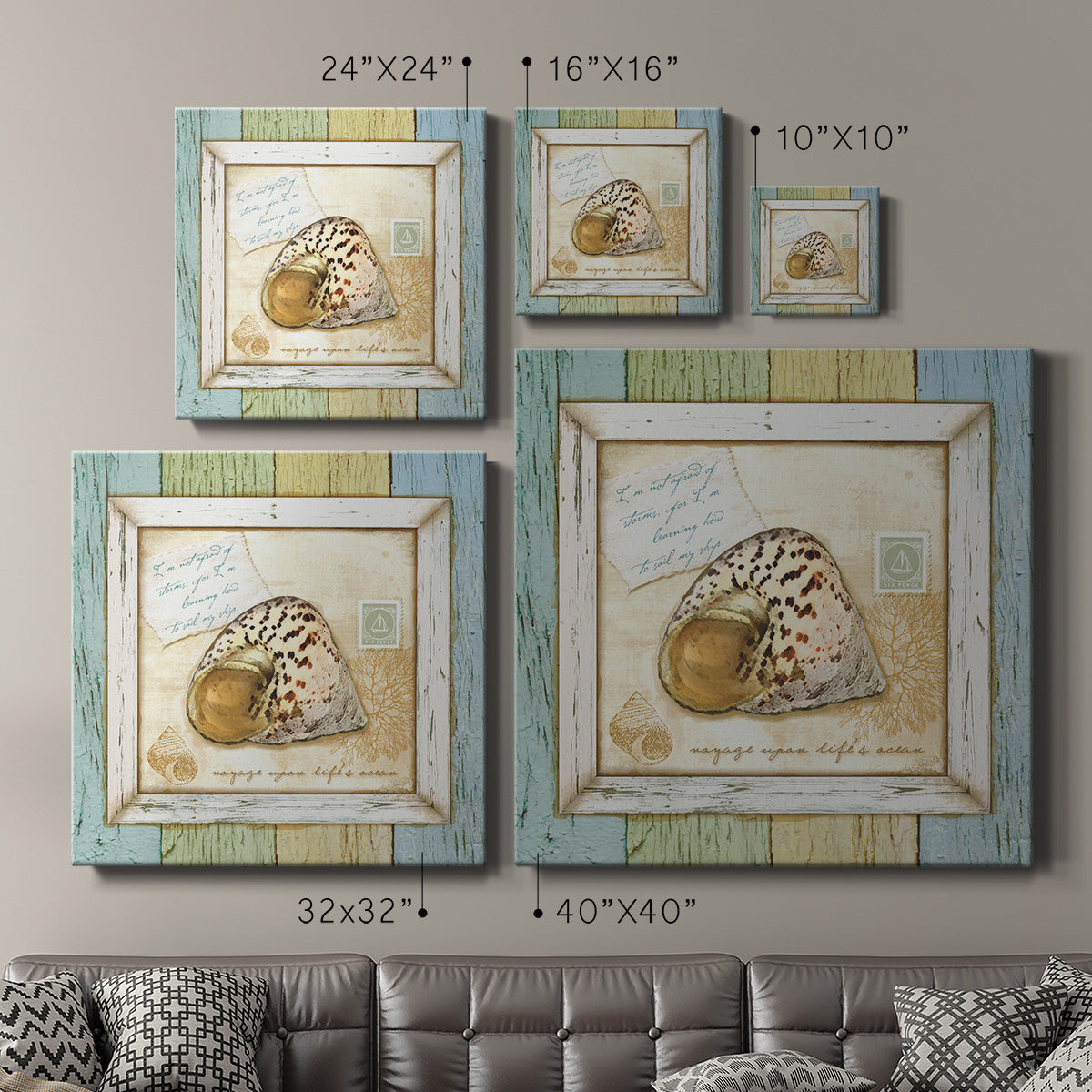 Sea Treasures II-Premium Gallery Wrapped Canvas - Ready to Hang