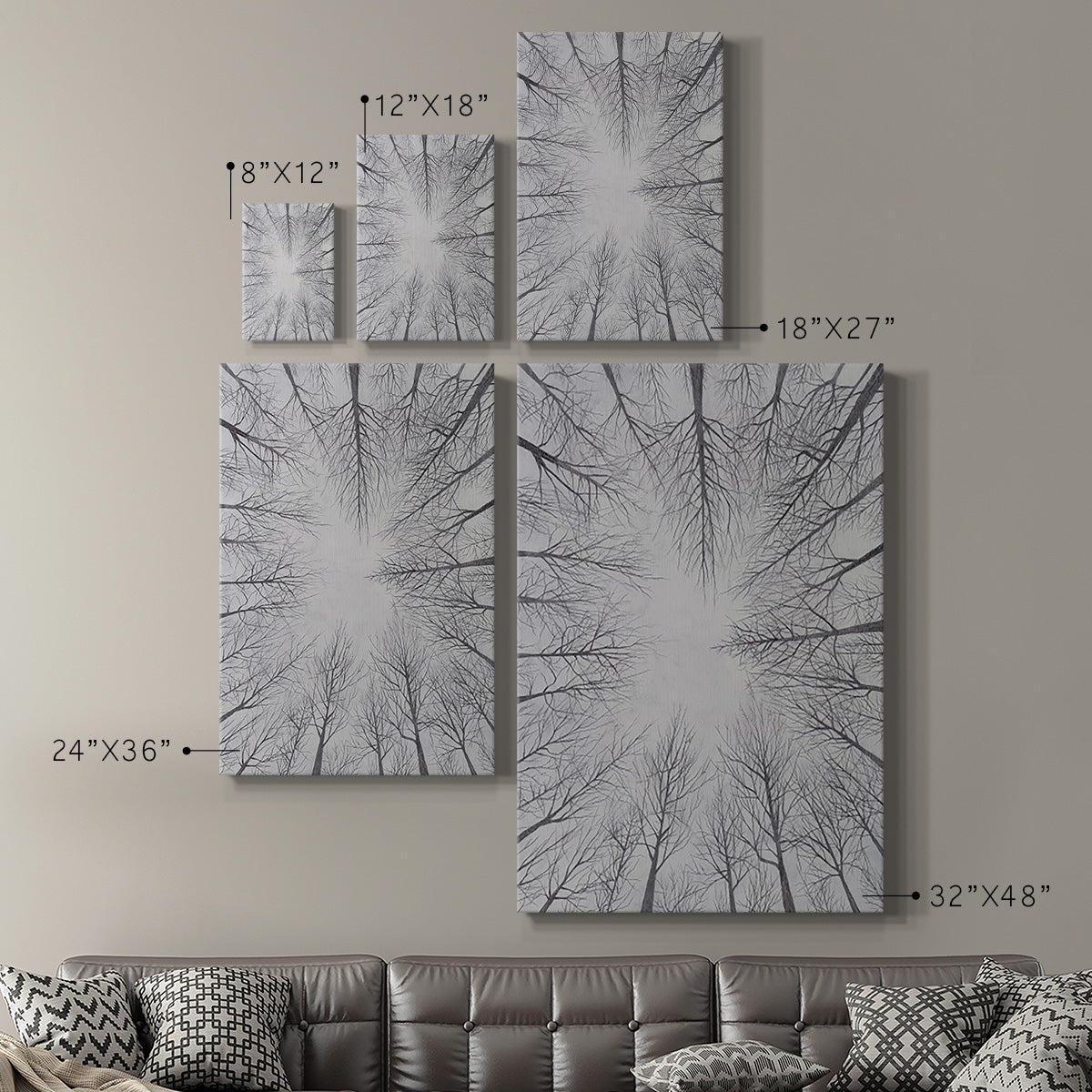 Deciduous Canopy I - Canvas Art Print