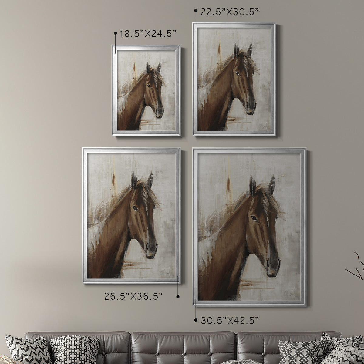 Free Spirit - Modern Framed Canvas Print